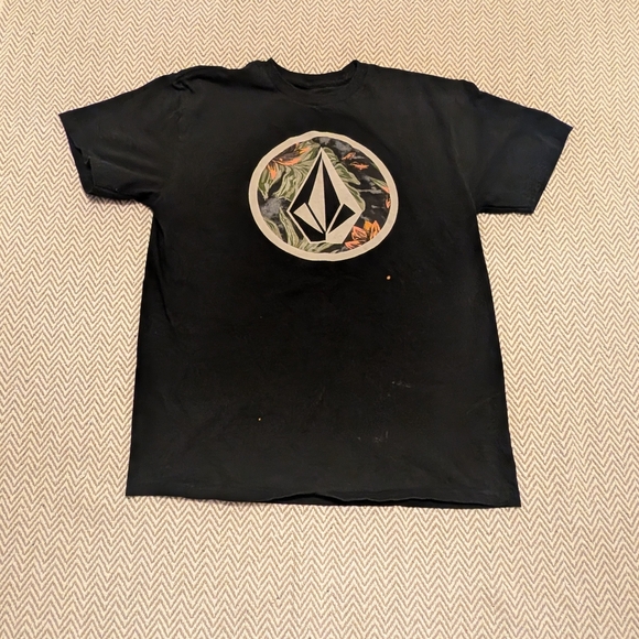 🛍️4 For $15🛍️Volcom Black Graphic T-Shirt - Picture 1 of 6